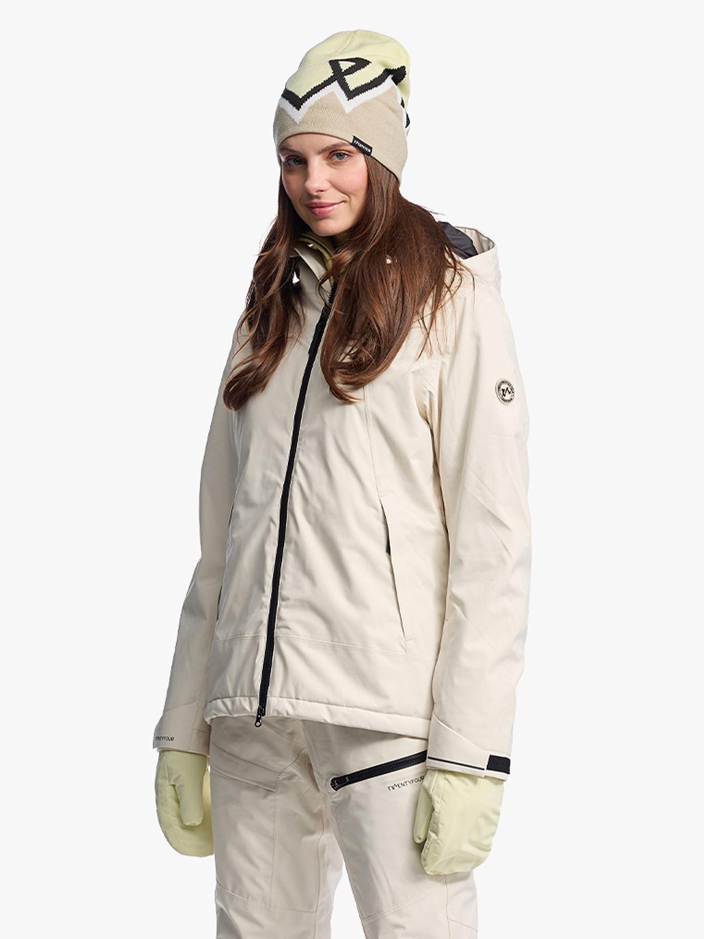 Twentyfour Aurora Warm Jakke Til Dame, Gråhvit