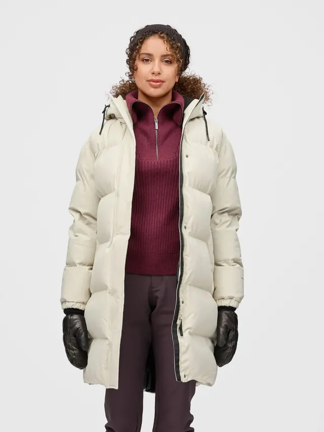 Twentyfour Mode Aria Parkas Til Dame, Varm grå