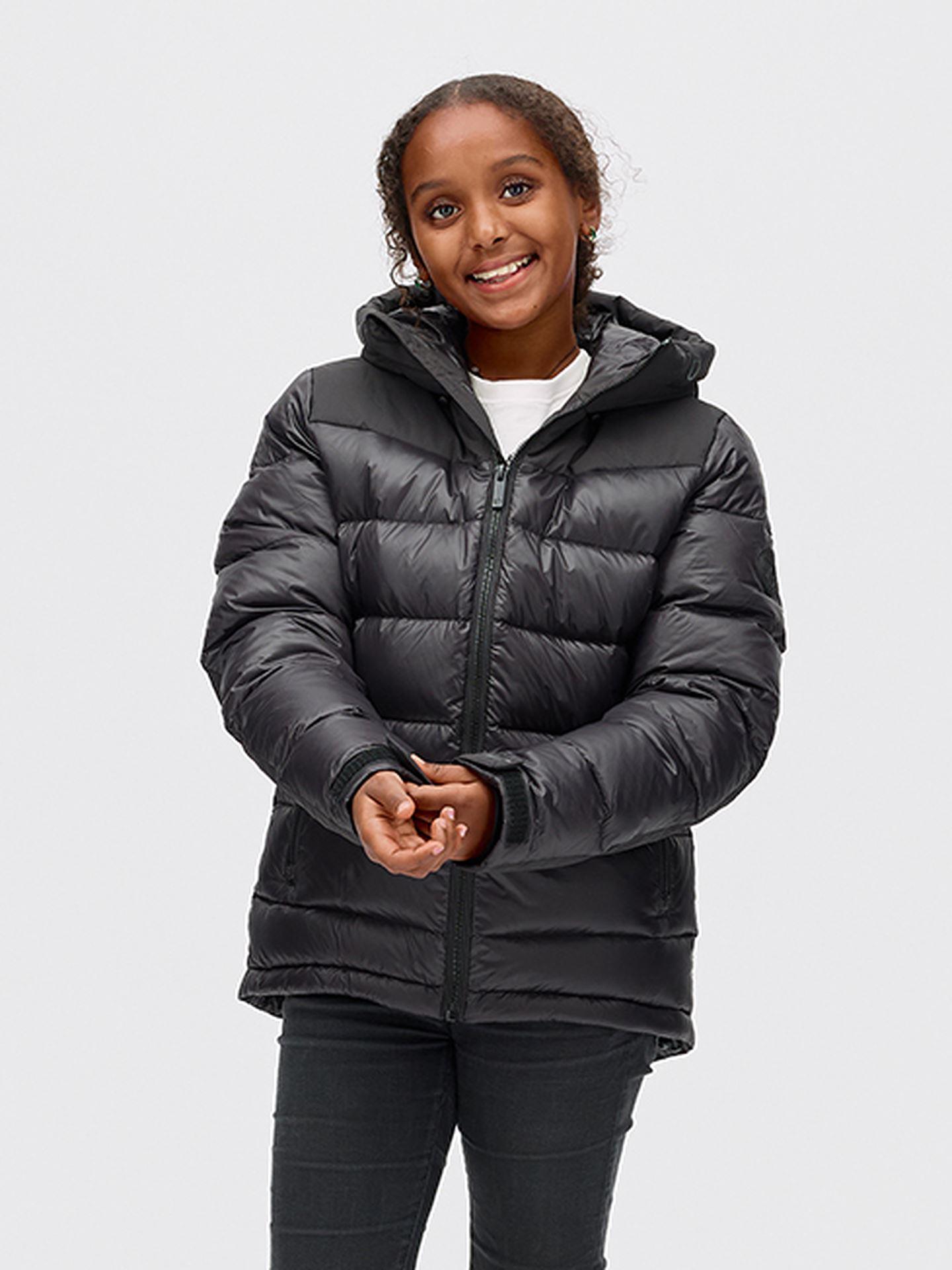 Twentyfour Aurora Warm Dunjakke Til Junior, Sort