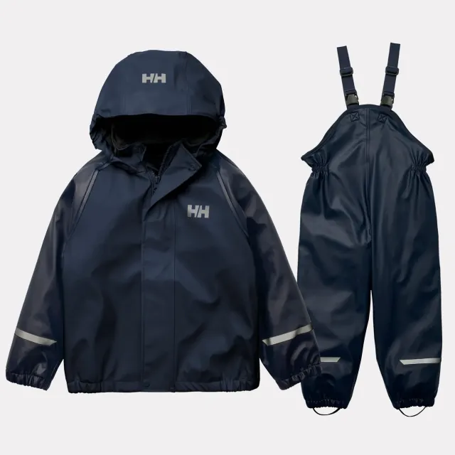 Helly Hansen K Bergen Fleece Pu Rainset 2.0, Navy