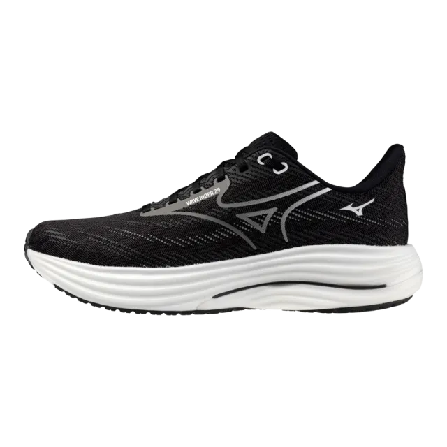 Mizuno Wave Rider 29 Til Herre, Black Sand, Quiet Shade/Black