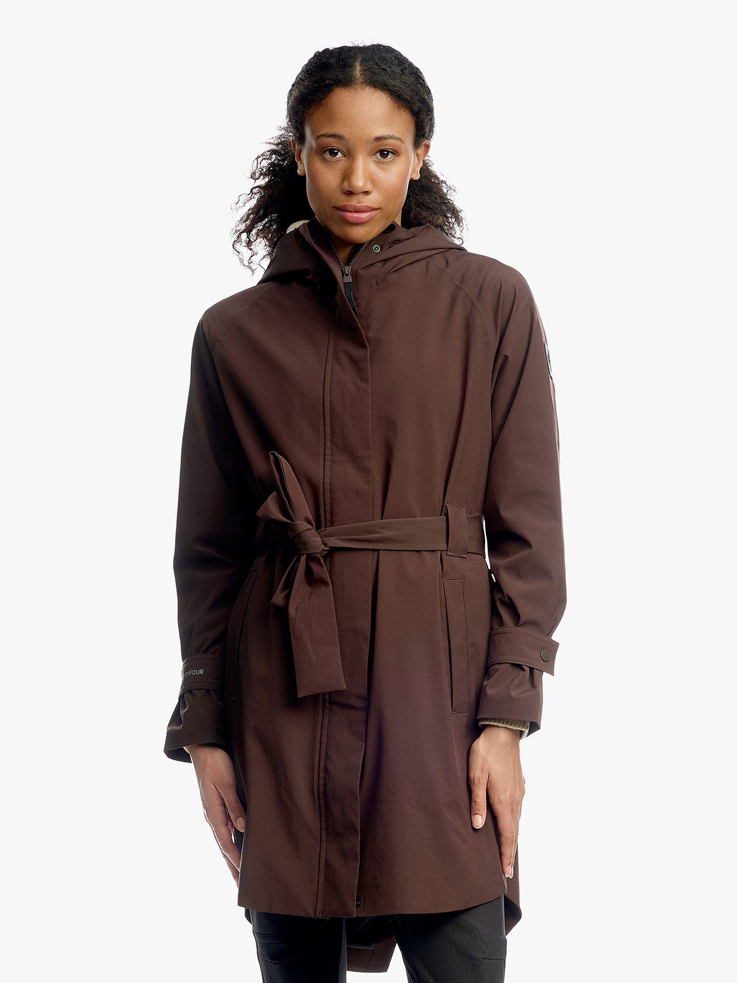 Twentyfour Mode 2-lags Cape Til Dame, Mørk Brun