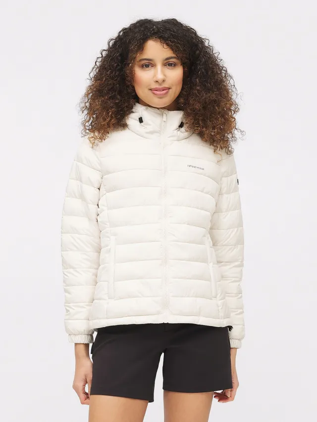 Twentyfour Mode CloMax Light Jacket Til Dame, Gråhvit