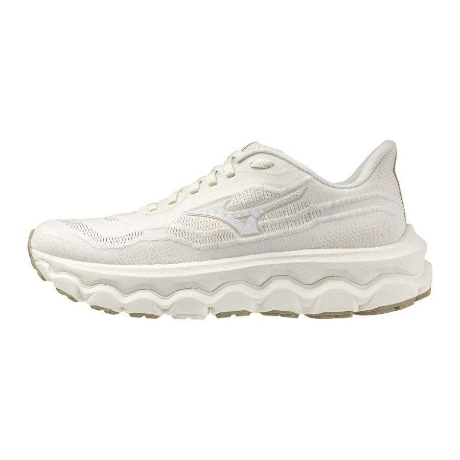 Mizuno Wave Horizon 9 Til Dame, Snow White/White/Elm