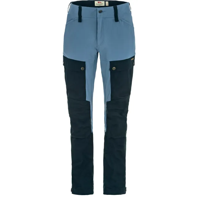 Fjällräven Keb Trousers Curved, Dark Navy-Dawn Blue