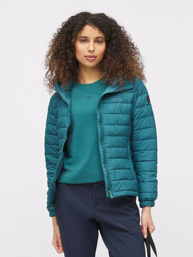 Twentyfour Mode CloMax Light Jacket Til Dame, Blågrønn