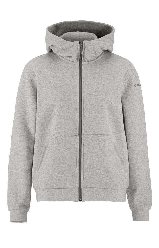 Craft Community 2.0 Fz Hoodie Til Dame, Grey Melange