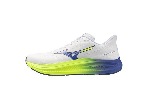 Mizuno Fortrush Til Herre, White/Estate Blue/Lightning Yellow