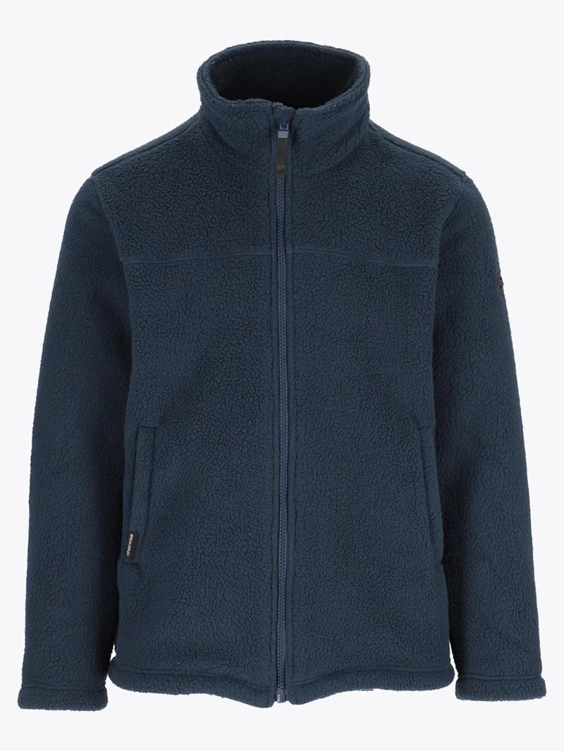 Twentyfour Mode Pile Jakke Til Herre, Marine