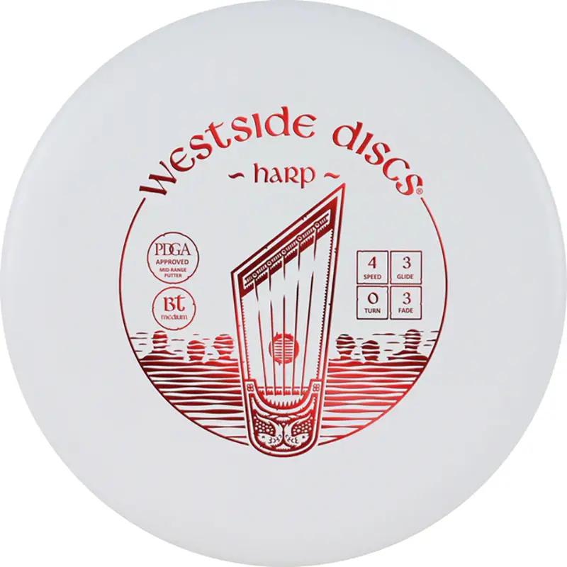 Westside Discs BT Medium Putter Harp, 173g+