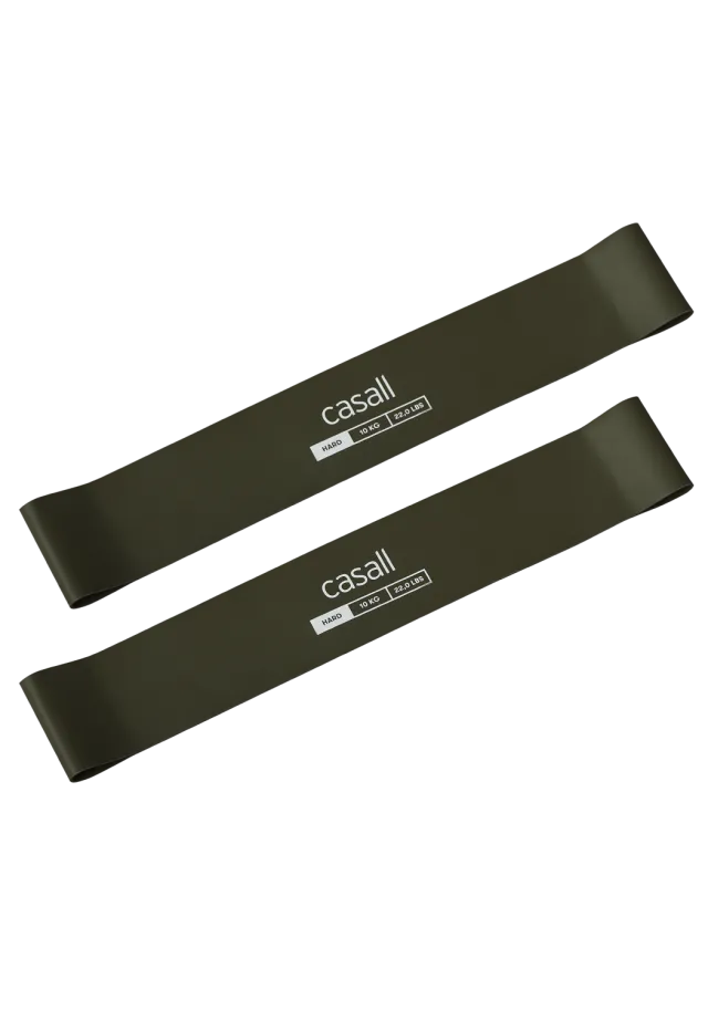 Casall Rubber Band Hard 2pcs, Hard Green
