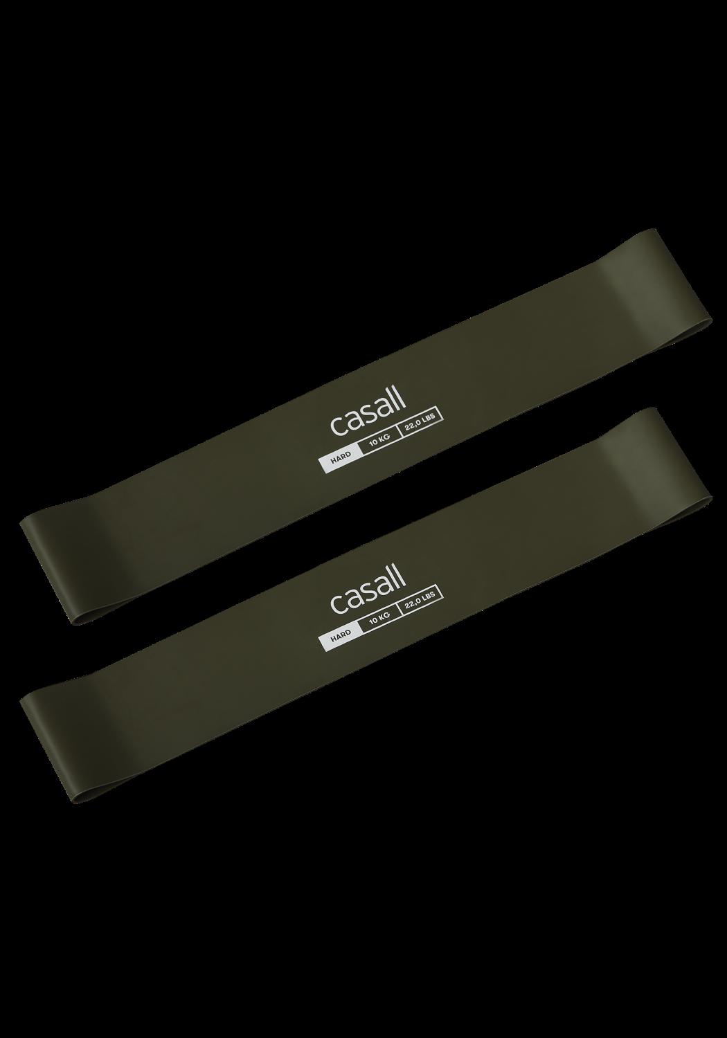 Casall Rubber Band Hard 2pcs, Hard Green
