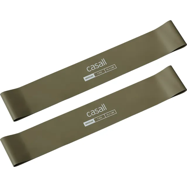 Casall Rubber Band Medium 2pcs, Medium Green