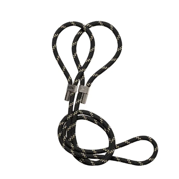 Casall Braided Yoga Carry Straps, Sort/Beige