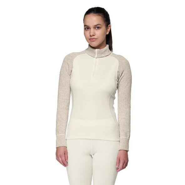 Devold Duo Active Merino 205 Z.Neck dame, Raw White