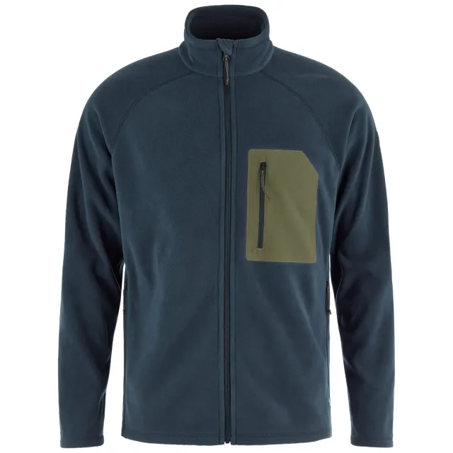 Fjällräven Kaipak Fleece Til Herre, Dark Navy/Laurel Green