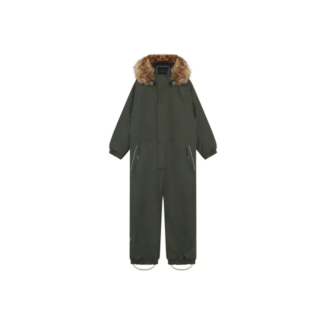 Color Kids Coverall W. Fake Fur All seams taped, Kambaba