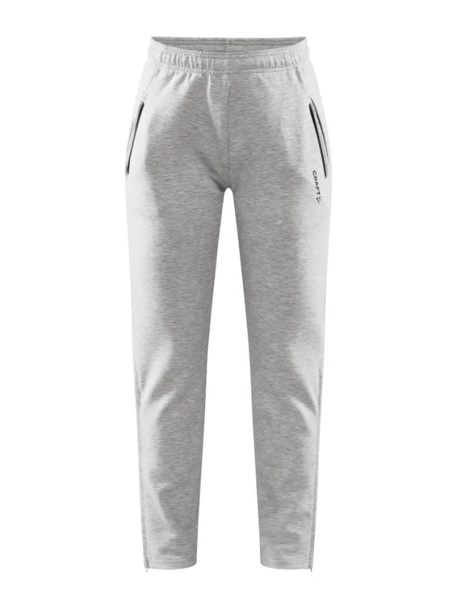 Craft CORE Soul Zip Sweatpants joggebukse Dame, Grey Melange